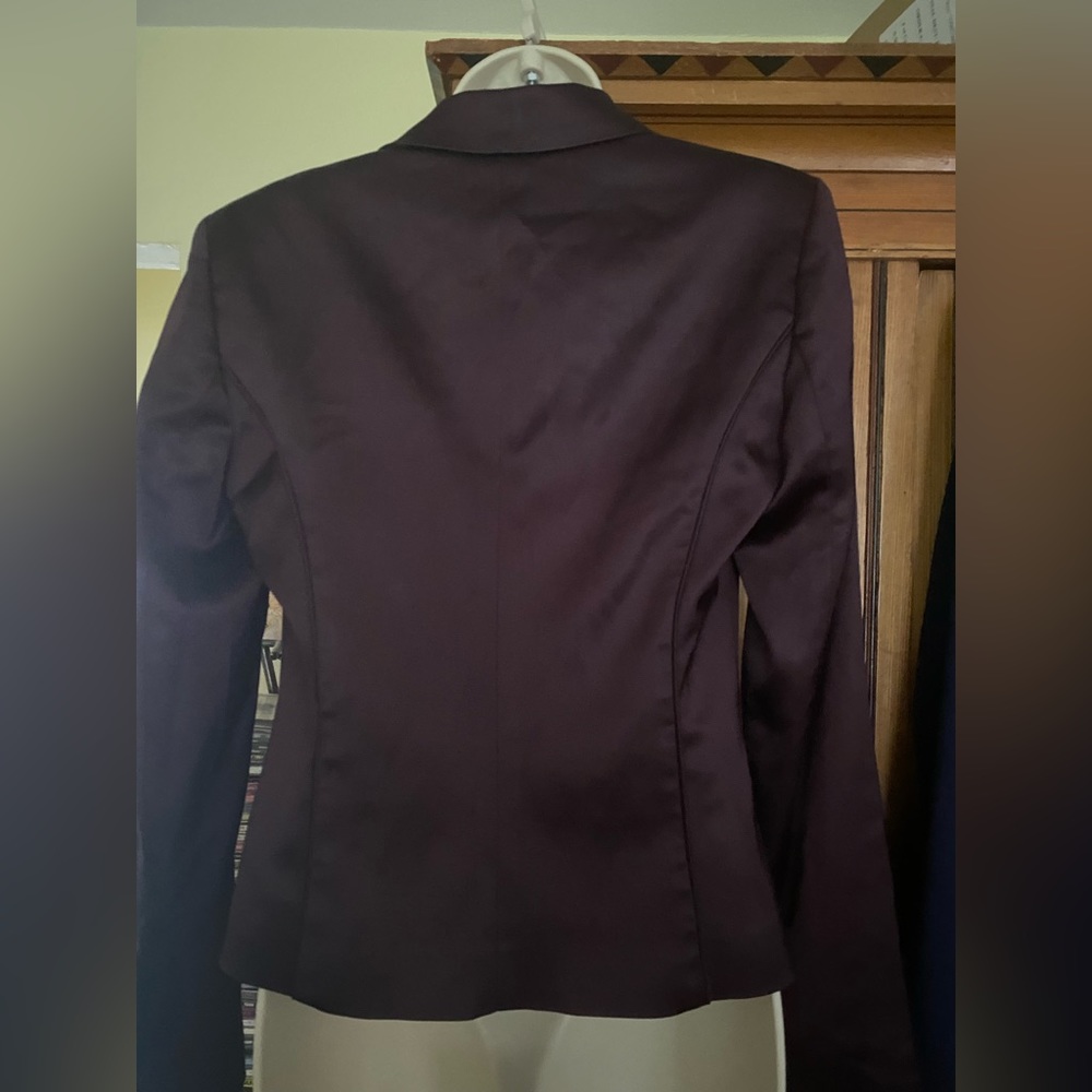 Cache Satin Blazer With Jeweled Buttons - image 3
